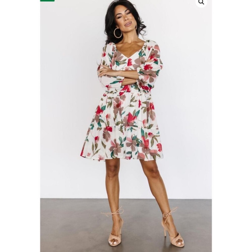 Baltic Born Short Floral Shelley Dress